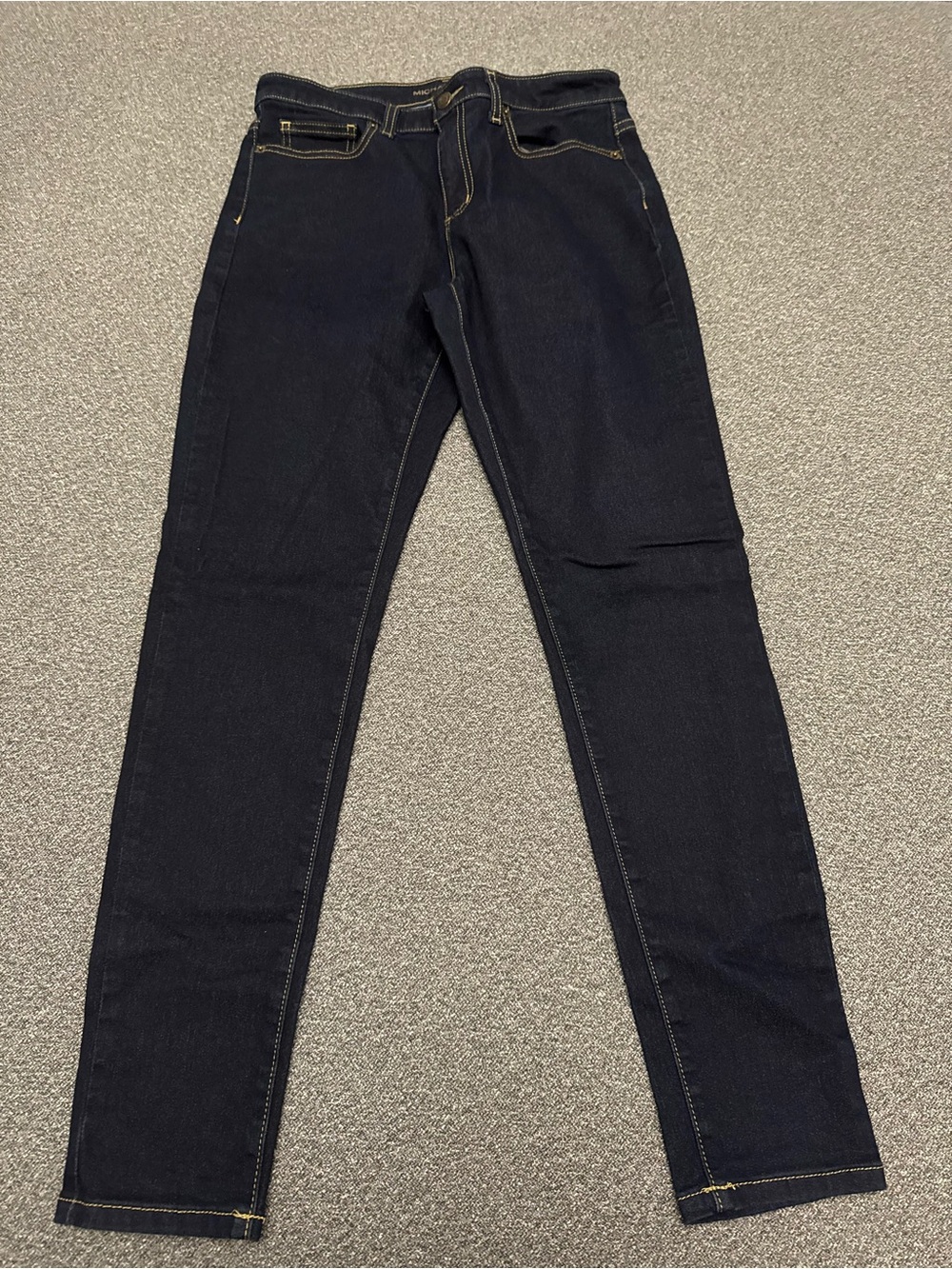Woman Dark Blue Slim Fit Jeans